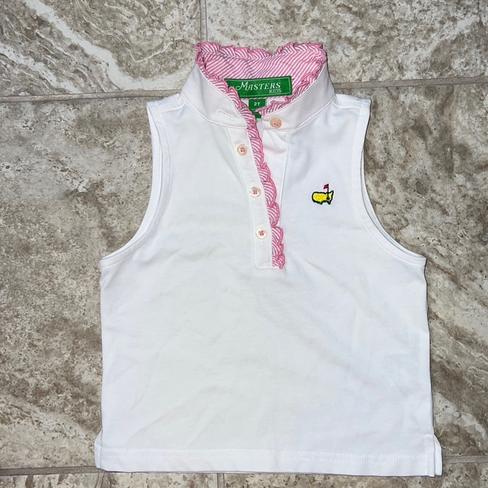 Masters Kids: Toddler 2T girls sleeveless polo